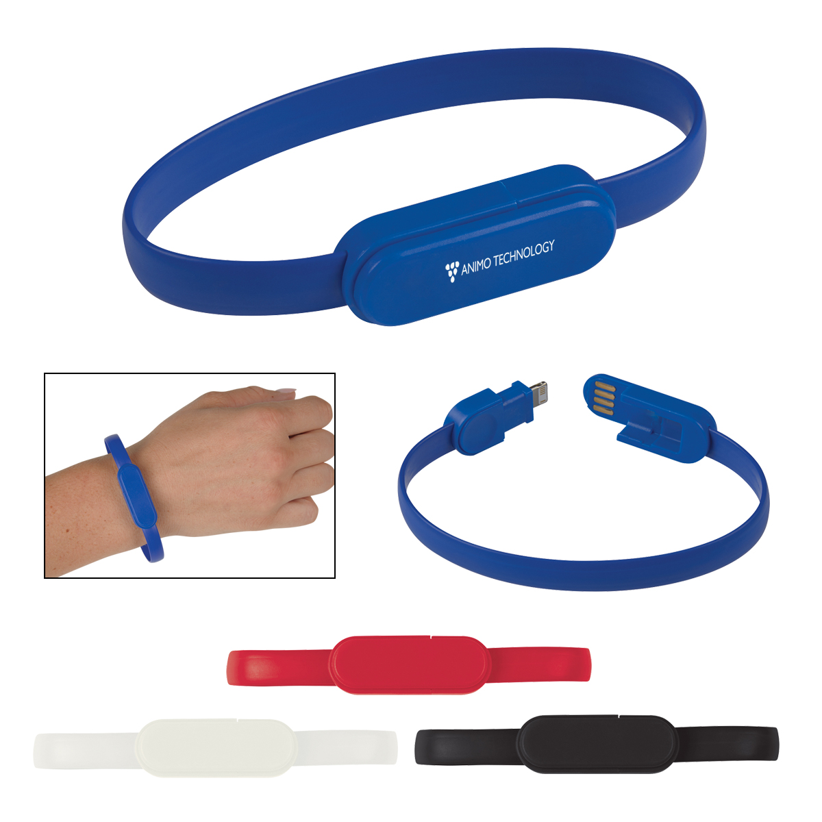 #2990 - 2-IN-1 CONNECTOR CHARGING CABLE BRACELET