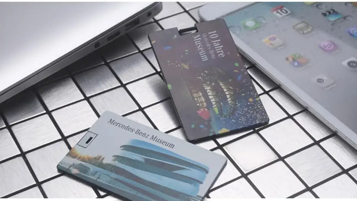 metal card usb flash drives print logo