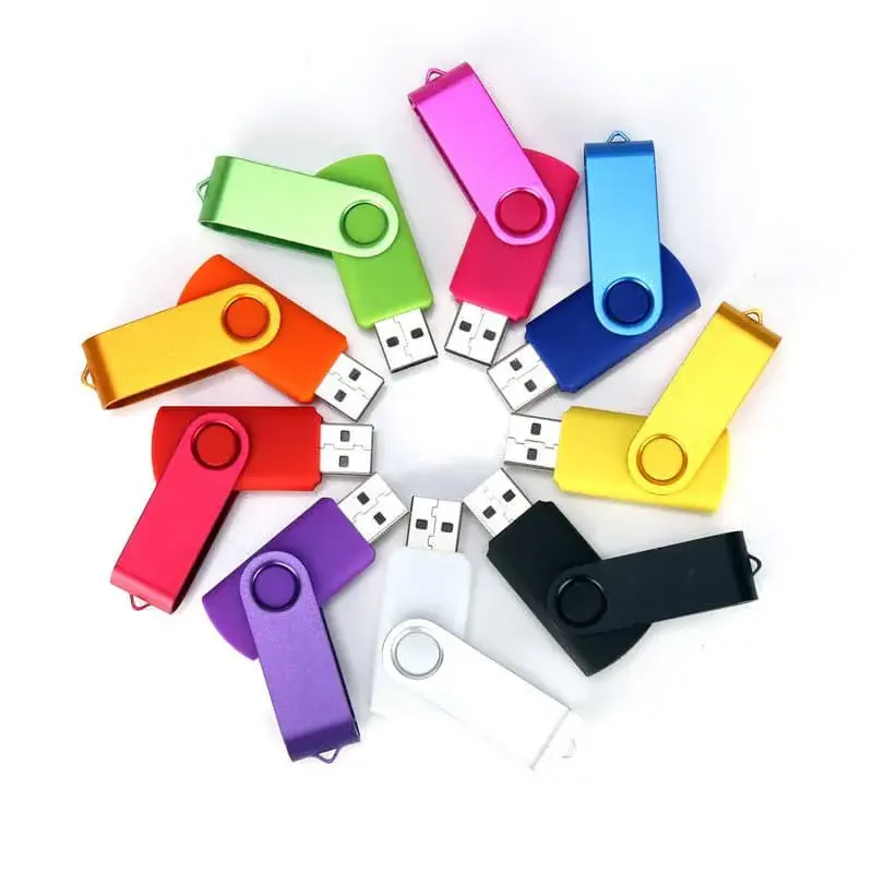 customized rotate swivel usb flash drives